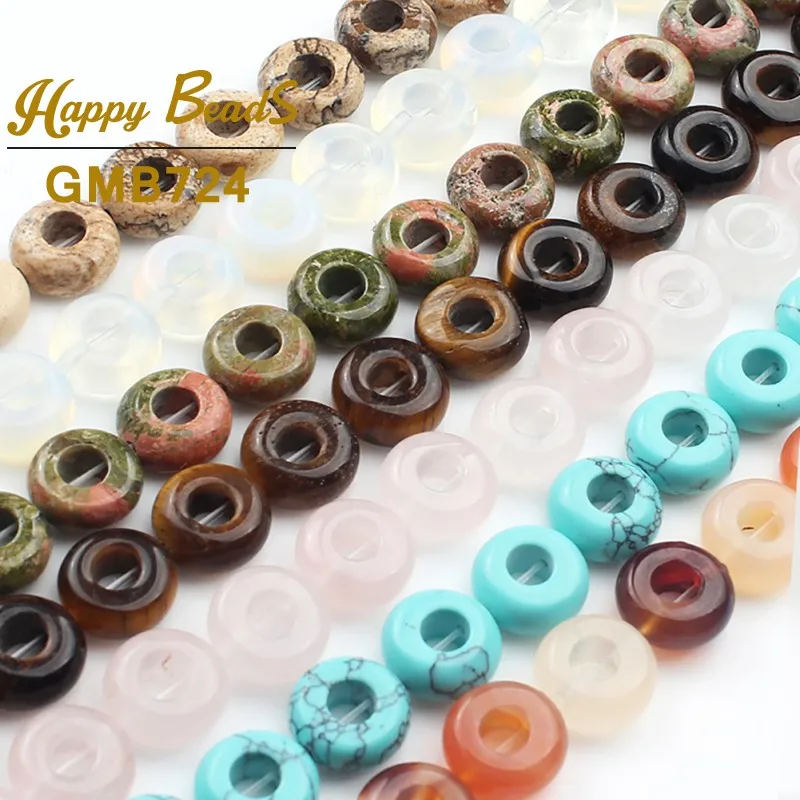 4x10mm Natural Agates Unakite Turquoises Stone Beads Round Large Hole Beads Loose Spacer Bead For Jewelry Making Diy Pendant
4x10mm Natural Agates Unakite Turquoises Stone Beads Round Large Hole Beads Loose Spacer Bead For Jewelry Making Diy Pendant