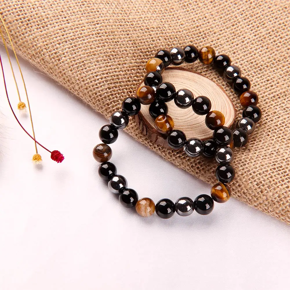 Brand New and High Quality Fashion 10mm Natural Stone Beaded Bracelet Elastic Bracelet For Men Women Gift
Brand New and High Quality Fashion 10mm Natural Stone Beaded Bracelet Elastic Bracelet For Men Women Gift