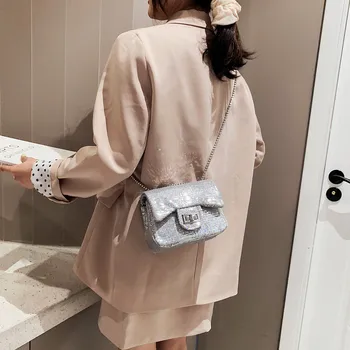 Women's Bags Fashion Pure Color Sequins Crossbody Shoulder Purse Messenger schoudertas dames torebka damska shopper woman bag
Women's Bags Fashion Pure Color Sequins Crossbody Shoulder Purse Messenger schoudertas dames torebka damska shopper woman bag