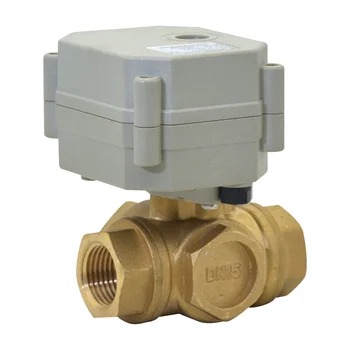Waterproof brass MINI motor actuated valve L flow CWX-25S DN25 G1" 3 way electric ball valve DC12V with wires length 1.5m
Waterproof brass MINI motor actuated valve L flow CWX-25S DN25 G1" 3 way electric ball valve DC12V with wires length 1.5m