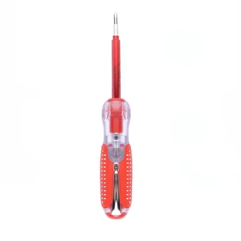 Dusco.E Red Electrical Tester Pen 100-500V Screwdriver Power Detector Probe Durable Insulation Electrician Home Tool
Dusco.E Red Electrical Tester Pen 100-500V Screwdriver Power Detector Probe Durable Insulation Electrician Home Tool
