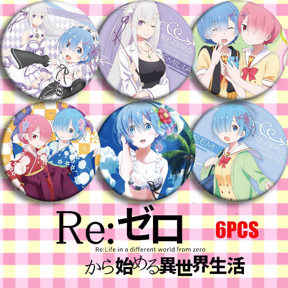 Japan Anime Re:Zero Starting Life in Another World Ram&Rem Cosplay Bedge Cartoon Collect Backpack Bag Badge Button Brooch Pin
Japan Anime Re:Zero Starting Life in Another World Ram&Rem Cosplay Bedge Cartoon Collect Backpack Bag Badge Button Brooch Pin