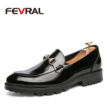 FEVRAL 2020 Fashion Pointed Toe Dress Shoes New Men Loafers Patent Leather Oxford Shoes Formal Business Mariage Wedding Shoes
FEVRAL 2020 Fashion Pointed Toe Dress Shoes New Men Loafers Patent Leather Oxford Shoes Formal Business Mariage Wedding Shoes