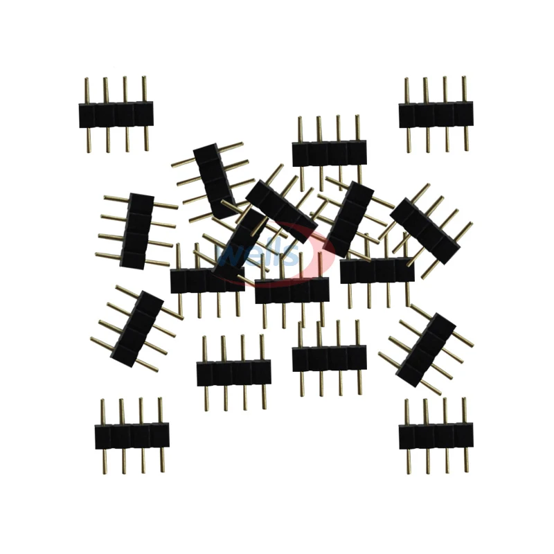 Free shipping 20~1000pcs 4 pin needle 4pin RGB connector male type double 4pin for 3528 5050 RGB LED strip led accessories
Free shipping 20~1000pcs 4 pin needle 4pin RGB connector male type double 4pin for 3528 5050 RGB LED strip led accessories