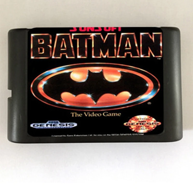Batman Game Cartridge Newest 16 bit Game Card For Sega Mega Drive / Genesis System
Batman Game Cartridge Newest 16 bit Game Card For Sega Mega Drive / Genesis System