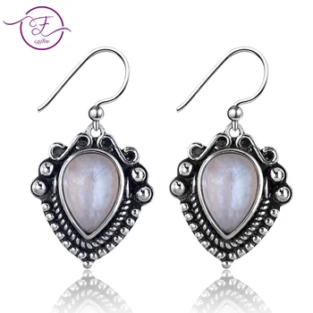S925 Sterling Silver Pendant Earrings Jewelry Fashion Retro Big Pear Shape 8 * 11 Natural Moonstone Earrings Anniversary Gift
S925 Sterling Silver Pendant Earrings Jewelry Fashion Retro Big Pear Shape 8 * 11 Natural Moonstone Earrings Anniversary Gift