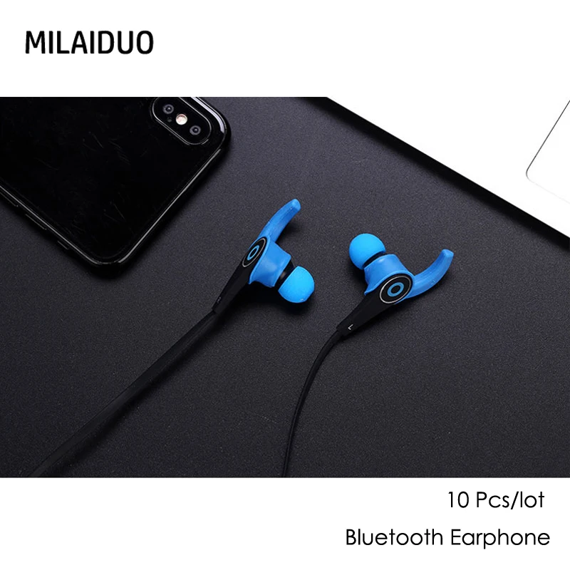 

10 Pcs/lot G10 Newest Headphone Headset with Mic Bluetooth V4.2+EDR For All Phone Neckband Sport Earphone Auriculare CSR 85mAh