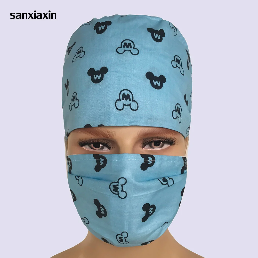 sanxianxin Unisex cotton breathable print adjustable pet hospital work hats surgical cap doctor nurse cap beauty pharmacy hat
sanxianxin Unisex cotton breathable print adjustable pet hospital work hats surgical cap doctor nurse cap beauty pharmacy hat