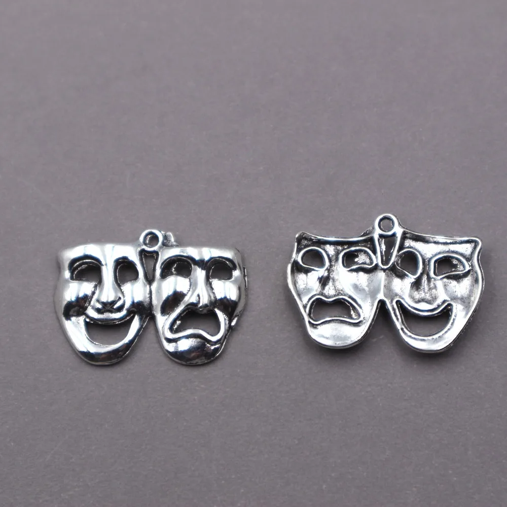 10Pcs Antique Silver Tone Theatre Arts Drama Charms face Charms for Jewelry Accessories Making 30.5*20.5mm
10Pcs Antique Silver Tone Theatre Arts Drama Charms face Charms for Jewelry Accessories Making 30.5*20.5mm