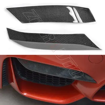 Carbon Fiber Front Bumper Upper Flaps/Splitters For BMW M3 M4 Carbon Parts Body Kit For F80 F82 F83 Sticker
Carbon Fiber Front Bumper Upper Flaps/Splitters For BMW M3 M4 Carbon Parts Body Kit For F80 F82 F83 Sticker