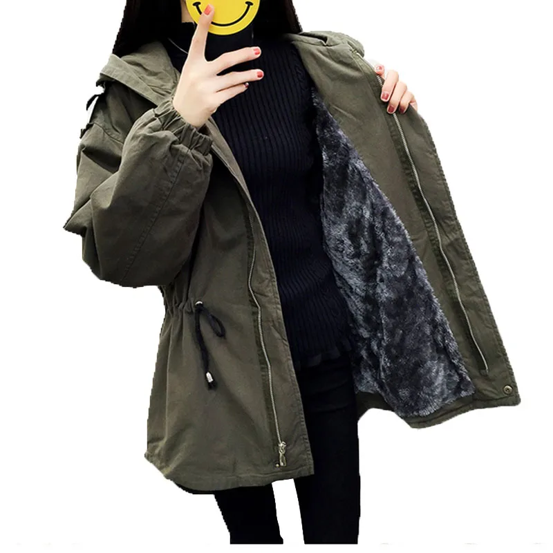 BONU Army Green Hooded Lamb Fur Warm Jacket Women Winter Clothes For Wome Parka Coat Warm Jaqueta Feminina Warm Large Size Coat
BONU Army Green Hooded Lamb Fur Warm Jacket Women Winter Clothes For Wome Parka Coat Warm Jaqueta Feminina Warm Large Size Coat
