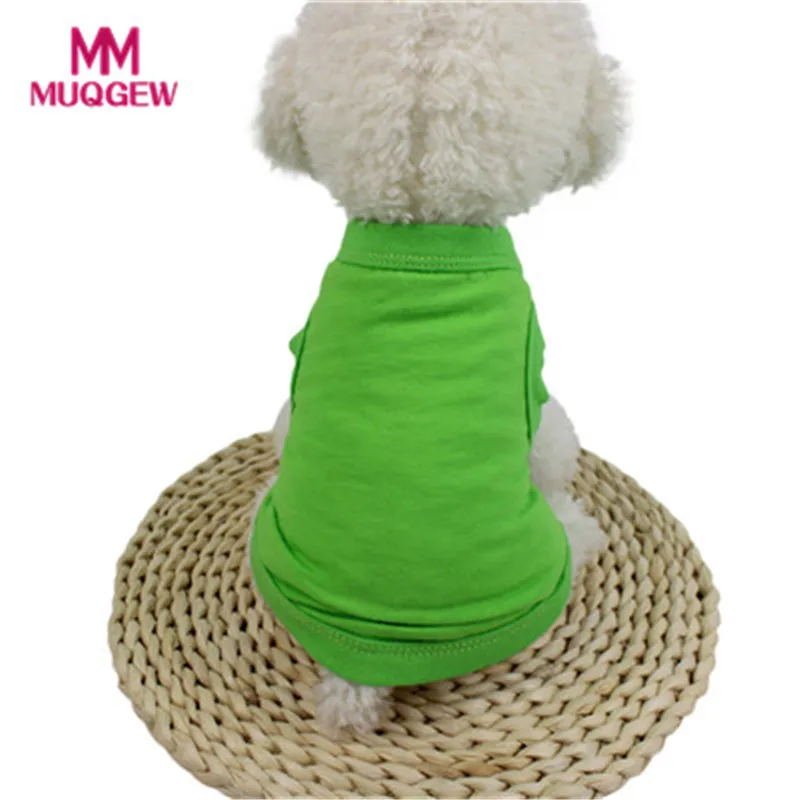 Summer Pet Dog Clothes Cute Pet Dog Cat Solid Color Vest T Shirt Clothing Small Puppy cotton Costume 2018 Fashion
Summer Pet Dog Clothes Cute Pet Dog Cat Solid Color Vest T Shirt Clothing Small Puppy cotton Costume 2018 Fashion