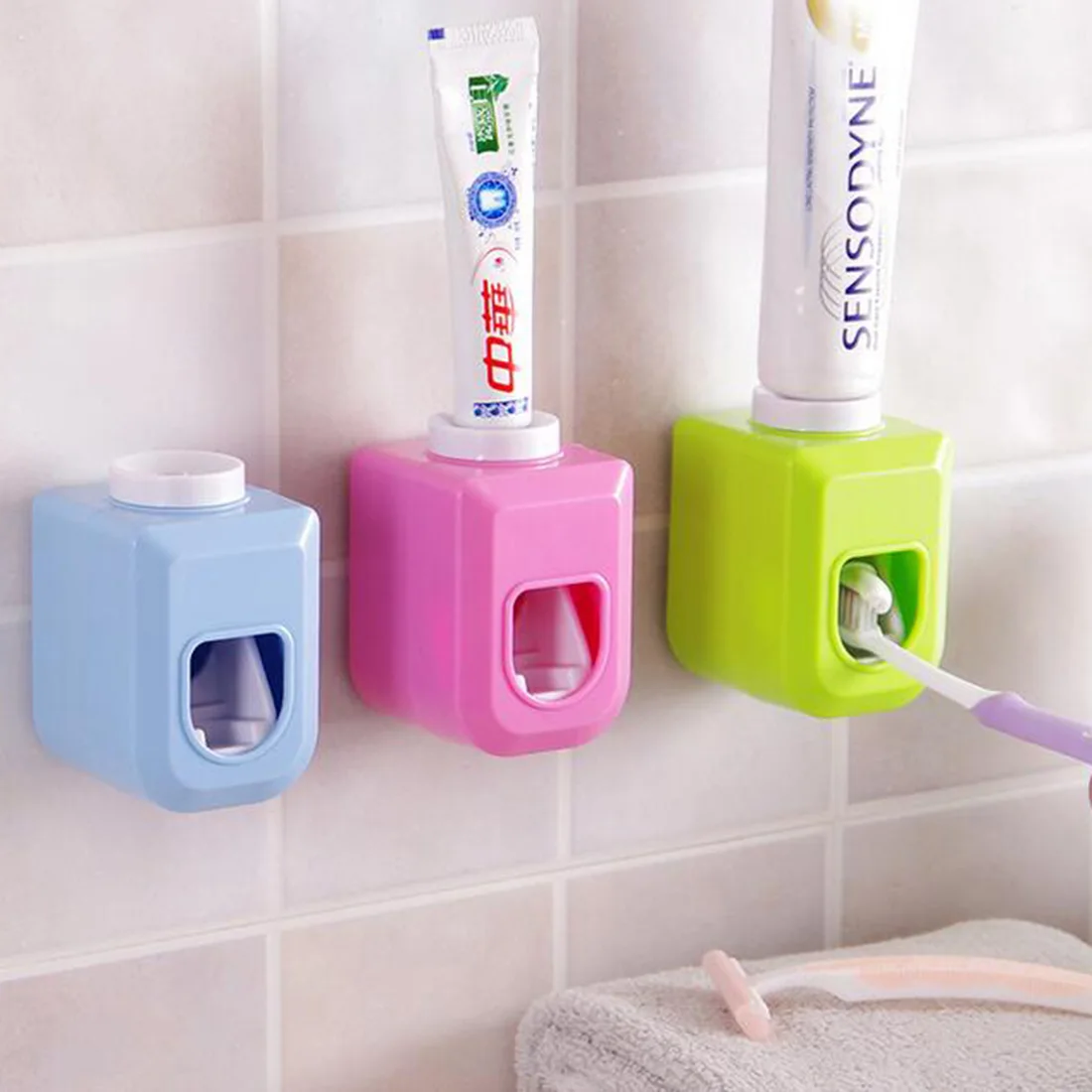 Automatic Toothpaste Dispenser family Toothbrush Holder bathroom household items toothbrush dispenser bathroom accessories
Automatic Toothpaste Dispenser family Toothbrush Holder bathroom household items toothbrush dispenser bathroom accessories