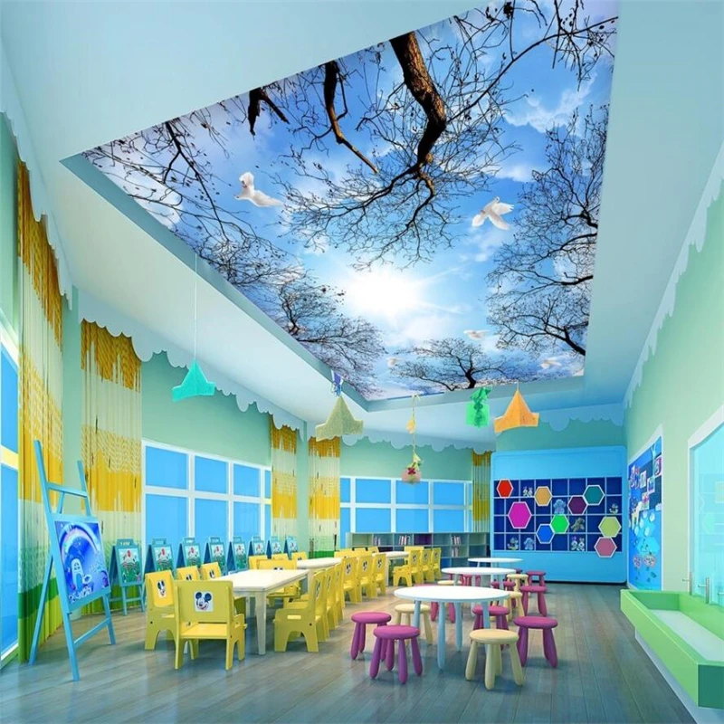 Wellyu Forest Sky Tree голубое небо облака потолок Зенит картина зеленые обои papel de parede
Wellyu Forest Sky Tree голубое небо облака потолок Зенит картина зеленые обои papel de parede