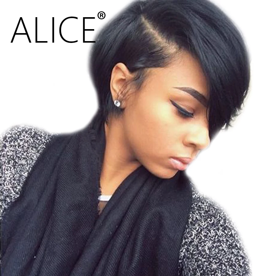 ALICE Glueless Lace Front Human Hair Wigs Pre Plucked 130% Density Remy Hair Short Wigs Side Part Human Hair Bob Wigs 13x4
ALICE Glueless Lace Front Human Hair Wigs Pre Plucked 130% Density Remy Hair Short Wigs Side Part Human Hair Bob Wigs 13x4