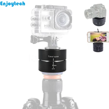 

360 Degree Rotation Panoramic Time-lapse Gimbal For Photography Mini Tripod Head for Gopro Sony Nikon Canon DSLR Cameras Phones