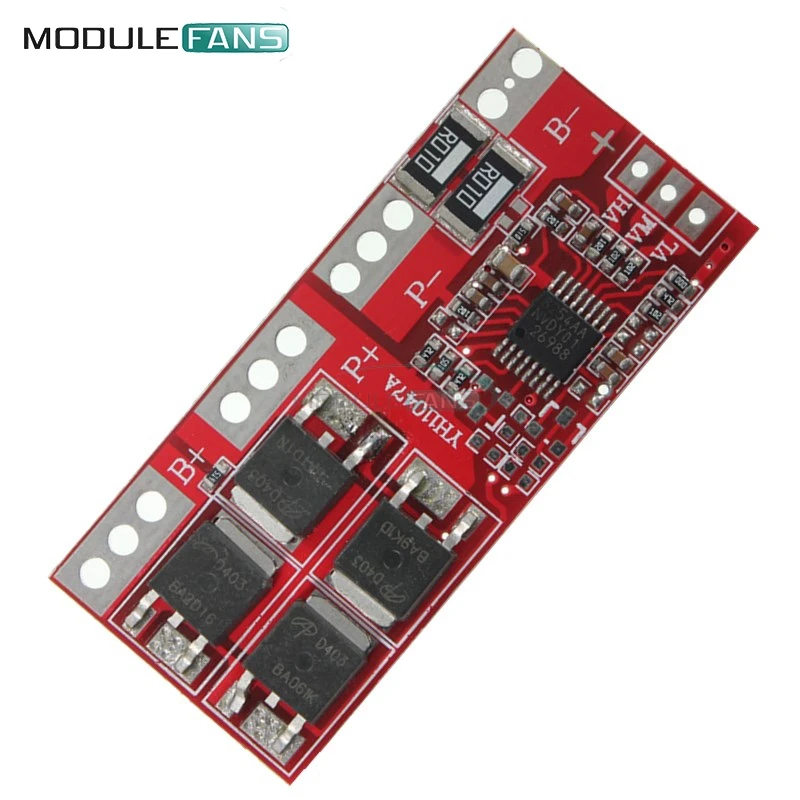 4S 30A Li-ion Lithium Battery 18650 Charger Protection Board Module 14.4V 14.8V 16.8V Overcharge Over Short Circuit High Current
4S 30A Li-ion Lithium Battery 18650 Charger Protection Board Module 14.4V 14.8V 16.8V Overcharge Over Short Circuit High Current