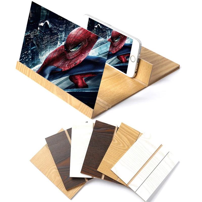 12 inch hologram screen magnifier 3d smart mobile phone movies Wood grain hd stereoscopic smartphone screens pantalla proyector
12 inch hologram screen magnifier 3d smart mobile phone movies Wood grain hd stereoscopic smartphone screens pantalla proyector