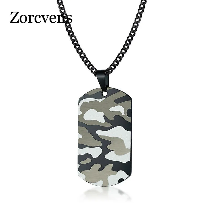 LETAPI Cool Camouflage Dog Tag Necklace for Men Stainless Steel Soldier Army Male Pendant Collar Jewelry
LETAPI Cool Camouflage Dog Tag Necklace for Men Stainless Steel Soldier Army Male Pendant Collar Jewelry