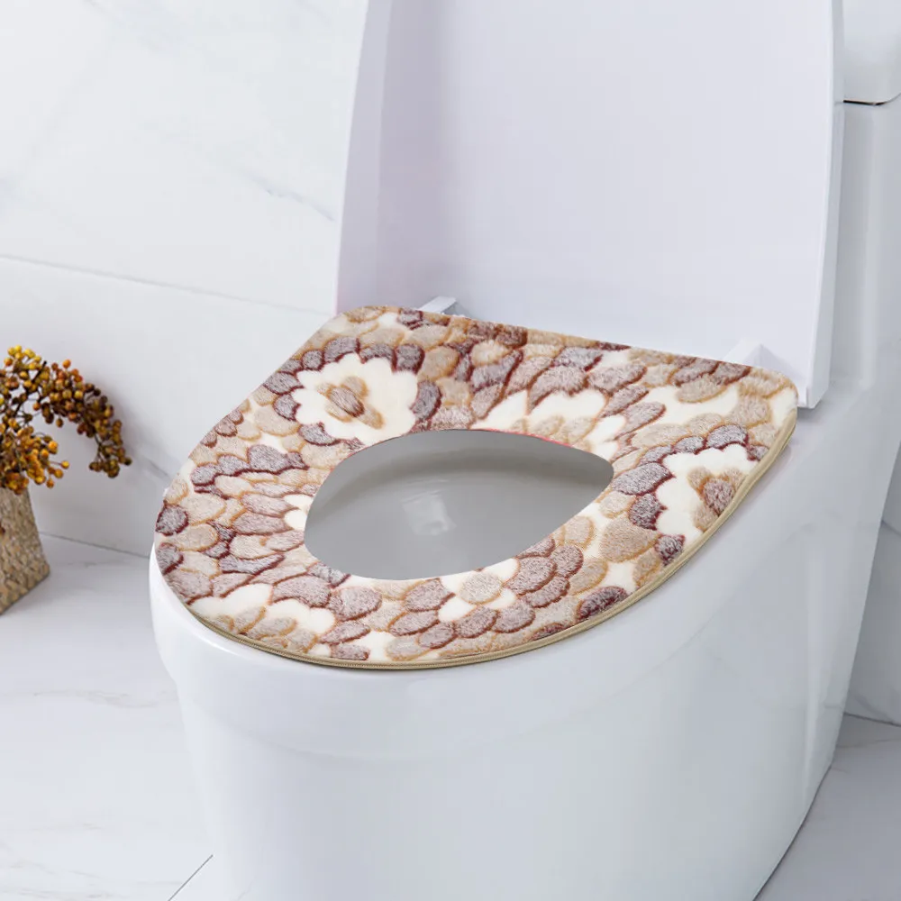 Bathroom Warmer Toilet Seat Bowl Soft Zipper Flower Washable Lid Top Cover Pad Soft Zipper Flower Washable Toilet Seat Cover59
Bathroom Warmer Toilet Seat Bowl Soft Zipper Flower Washable Lid Top Cover Pad Soft Zipper Flower Washable Toilet Seat Cover59