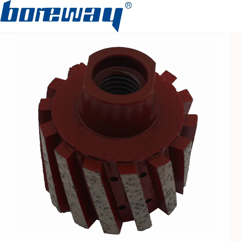 Supply D50*45T*M14 Diamond Coarse Grinding Drum Wheel Apply On Portable Machine For Granite Marble Sink
Supply D50*45T*M14 Diamond Coarse Grinding Drum Wheel Apply On Portable Machine For Granite Marble Sink