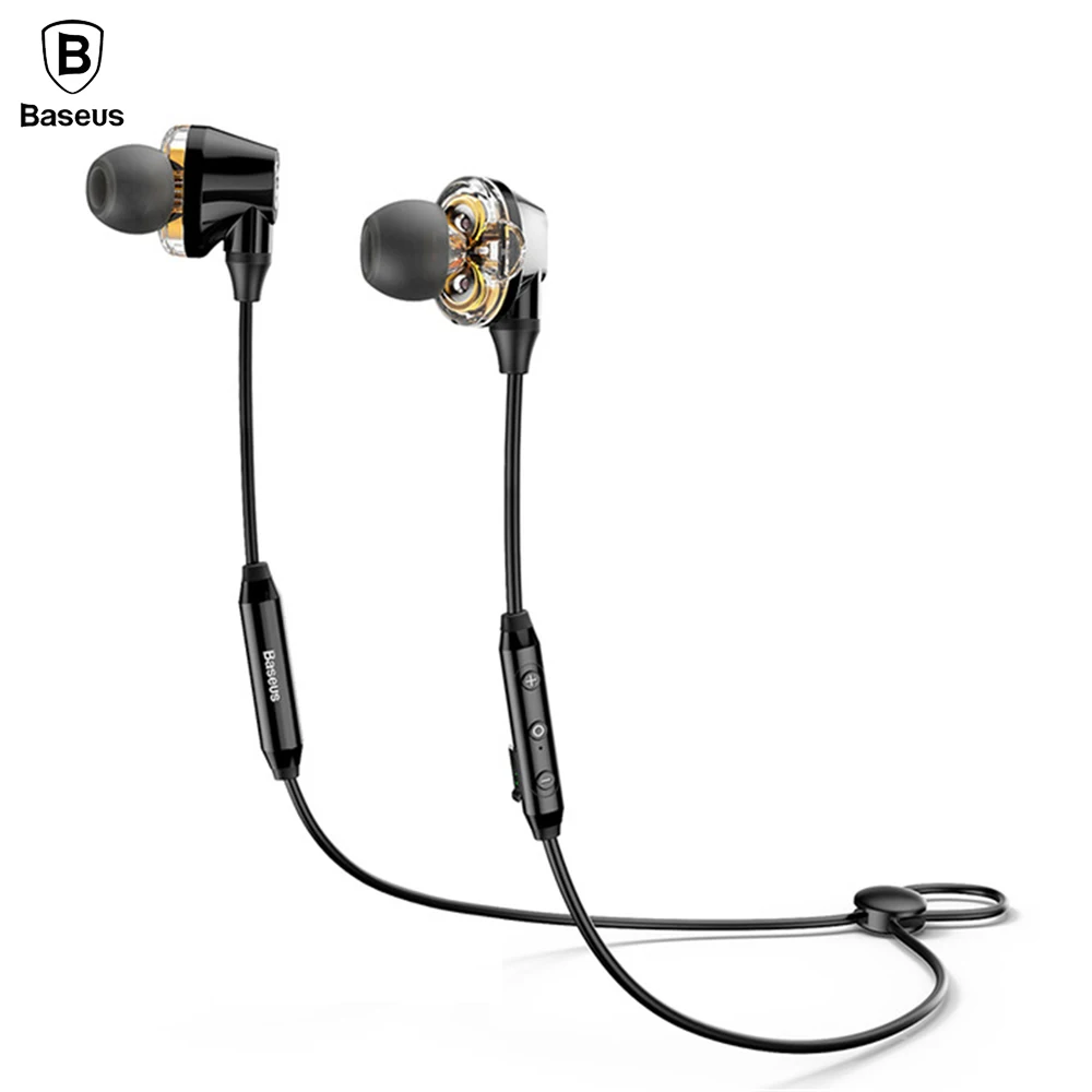 Baseus Bluetooth Earphones Dual Dynamic Wireless Earphone IPX5 Waterproof Sport Running Headset HD Mic For Phone Fone De Ouvido
Baseus Bluetooth Earphones Dual Dynamic Wireless Earphone IPX5 Waterproof Sport Running Headset HD Mic For Phone Fone De Ouvido