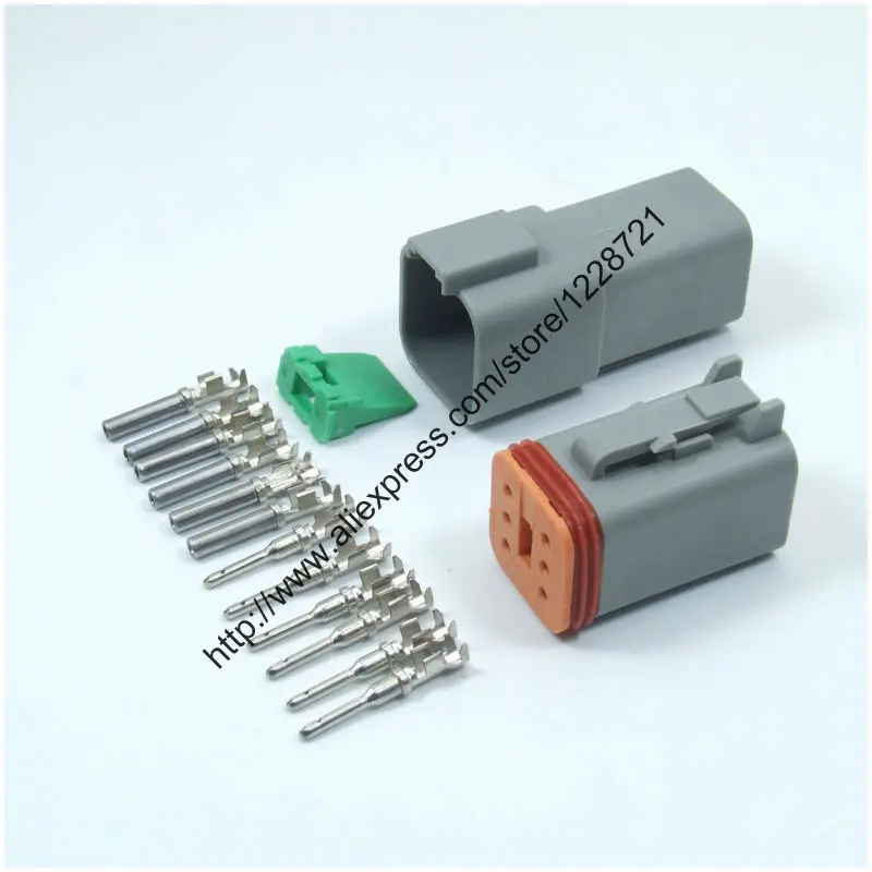 1 Sets Kits DT06-6S DT04-6P 6Pins Male Female Wire Connector Kit Complete With Wedgelocks&Terminals for Adapter Amphenol Deutsch
1 Sets Kits DT06-6S DT04-6P 6Pins Male Female Wire Connector Kit Complete With Wedgelocks&Terminals for Adapter Amphenol Deutsch