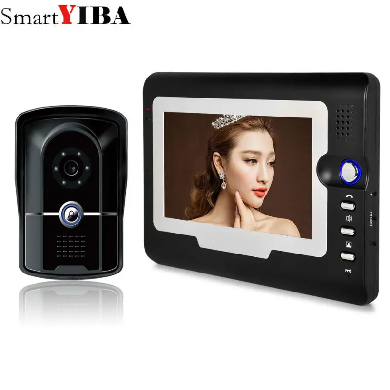 SmartYIBA 7-дюймовый цветной тонкоплёночный видеодомофон, домофон, дверной звонок, комплект, разблокированная ИК-камера ночного видения, Водонепроницаемая видеокамера
SmartYIBA 7-дюймовый цветной тонкоплёночный видеодомофон, домофон, дверной звонок, комплект, разблокированная ИК-камера ночного видения, Водонепроницаемая видеокамера