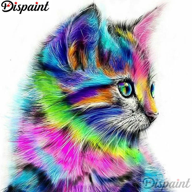 Dispaint Full Square/Round Drill 5D DIY Diamond Painting "Colored cat" 3D Embroidery Cross Stitch 5D Home Decor A11244
Dispaint Full Square/Round Drill 5D DIY Diamond Painting "Colored cat" 3D Embroidery Cross Stitch 5D Home Decor A11244