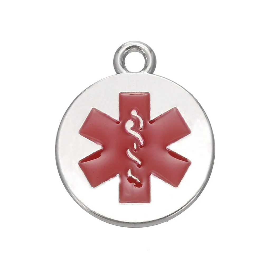 my shape Antique Silver and Gold Color Medical Alert Caduceus Charms Red Enamel Star of Life Engraved Pendant Wholesale 20pcs
my shape Antique Silver and Gold Color Medical Alert Caduceus Charms Red Enamel Star of Life Engraved Pendant Wholesale 20pcs