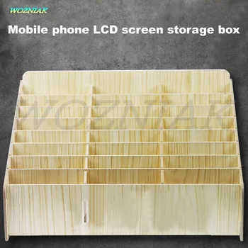 Free Shipping Anti-static DIY Mobile screen Storage rack desktop Screen storage box Repair accessories wooden pallets Tools boxs
Free Shipping Anti-static DIY Mobile screen Storage rack desktop Screen storage box Repair accessories wooden pallets Tools boxs