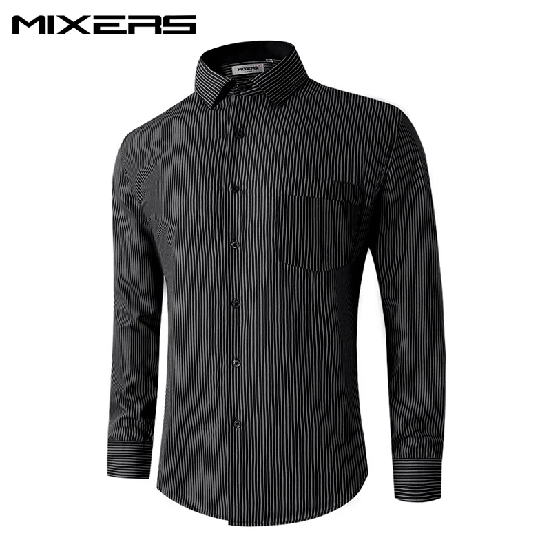 2018 New Arrivals Black Striped Dress Shirt Men Autumn Formal Shirts Men Long Sleeve Men's High Quality Blouse Camisa Masculina
2018 New Arrivals Black Striped Dress Shirt Men Autumn Formal Shirts Men Long Sleeve Men's High Quality Blouse Camisa Masculina
