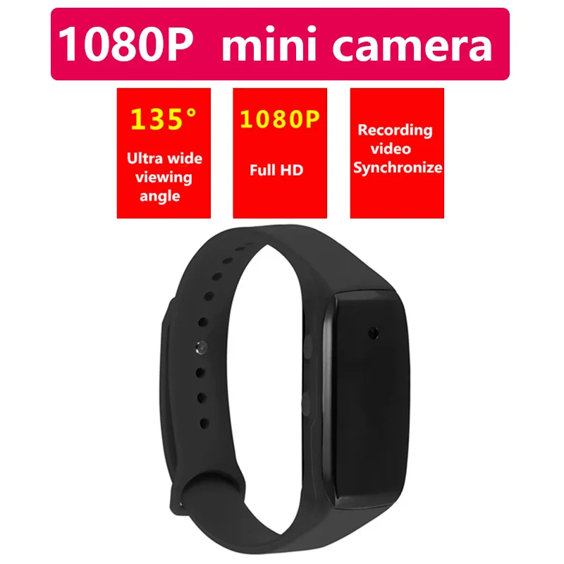 HD1080P Video Bracelet Camera Mini Secrect Invisible Camcorder 135 Degree Wide Angle Sport Wristband Recorder with Mic Micro Cam
HD1080P Video Bracelet Camera Mini Secrect Invisible Camcorder 135 Degree Wide Angle Sport Wristband Recorder with Mic Micro Cam