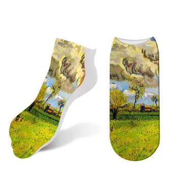 2019 New Women Printing Socks Ankle Low cotton Retro Art Happy Funny Socks Renaissance Oil Painting Van Gogh Sunflower 7S-ZWS52
2019 New Women Printing Socks Ankle Low cotton Retro Art Happy Funny Socks Renaissance Oil Painting Van Gogh Sunflower 7S-ZWS52