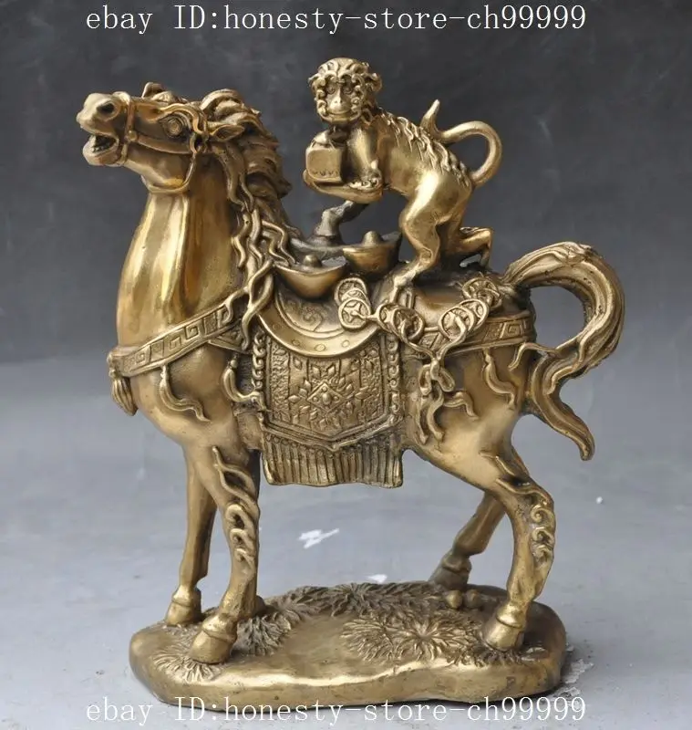 10" chinese brass fengshui zodiac Horse Monkey money yuanbao wealth lucky statue
10" chinese brass fengshui zodiac Horse Monkey money yuanbao wealth lucky statue
