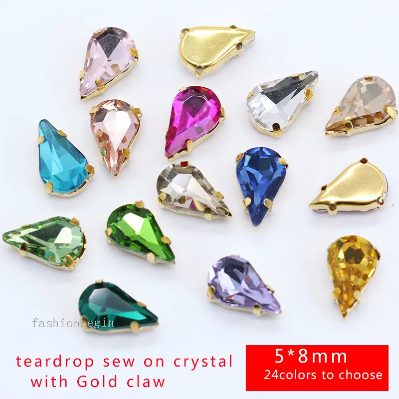 20p 5x8mm teardrop color pointback glass stone sew on crystal rhinestone gold setting Jewelry craft Bag,shoes,Dress making beads
20p 5x8mm teardrop color pointback glass stone sew on crystal rhinestone gold setting Jewelry craft Bag,shoes,Dress making beads
