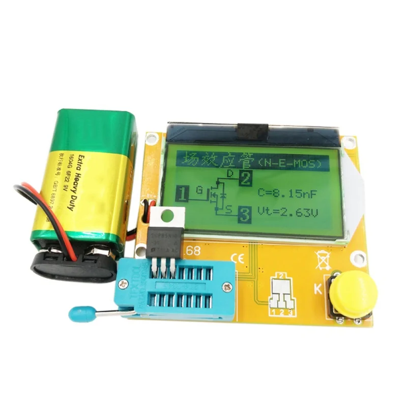 Spot LCD Digital Transistor Tester Meter LCR-T4 Backlight Diode Triode Capacitance ESR Meter For MOSFET/JFET/PNP/NPN L/C/R
Spot LCD Digital Transistor Tester Meter LCR-T4 Backlight Diode Triode Capacitance ESR Meter For MOSFET/JFET/PNP/NPN L/C/R