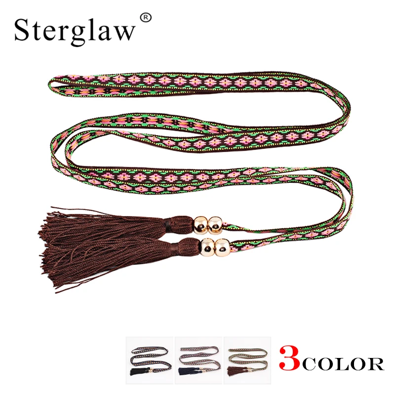 170cmx1.3cm New Geometric Cotton rope thin belts for Ladies fashion ethnic dress tassel belt strap braided korset belt N025
170cmx1.3cm New Geometric Cotton rope thin belts for Ladies fashion ethnic dress tassel belt strap braided korset belt N025