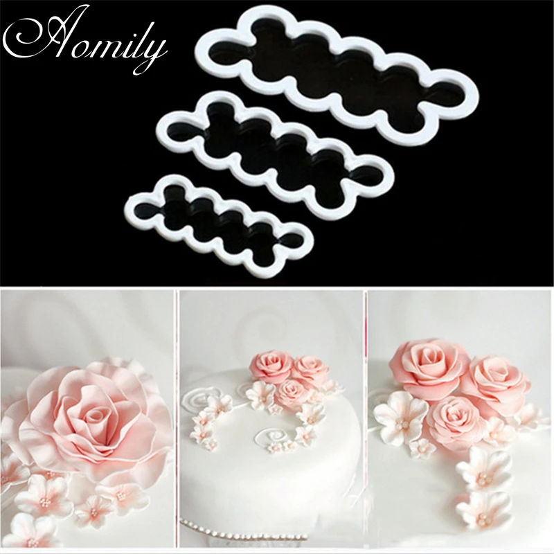 Aomily 3pcs/Set Rose Carnation Fondant Cake Cookie Chocolate Cutter Mould DIY Baking Tool Biscuit Sugarcraft Cutting Mold
Aomily 3pcs/Set Rose Carnation Fondant Cake Cookie Chocolate Cutter Mould DIY Baking Tool Biscuit Sugarcraft Cutting Mold