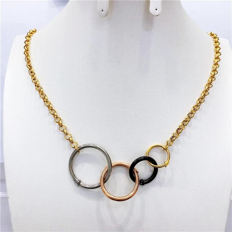 Stainless Steel Jewelry For Women Thick Chain Necklace And Pendants Fashion Pendants Wedding Necklace Accessories
Stainless Steel Jewelry For Women Thick Chain Necklace And Pendants Fashion Pendants Wedding Necklace Accessories