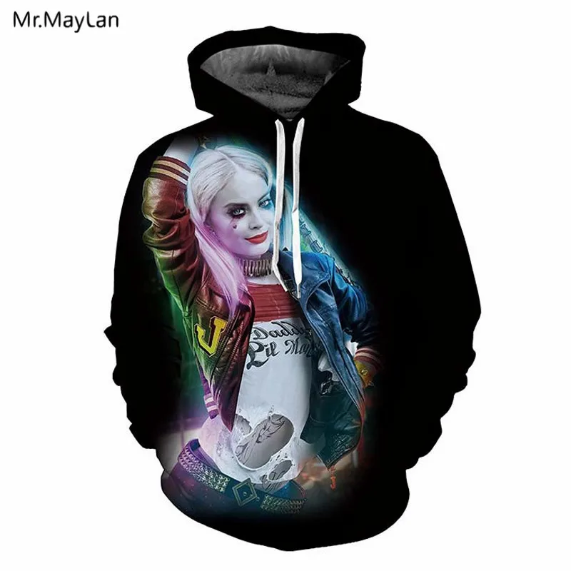 Movie Suicide Squad Harley Quinn 3D Print Hat Sweatshirts Men/Women Cool Rock Pullovers Hoodies Jacket Boys Casual Outfits 5XL
Movie Suicide Squad Harley Quinn 3D Print Hat Sweatshirts Men/Women Cool Rock Pullovers Hoodies Jacket Boys Casual Outfits 5XL