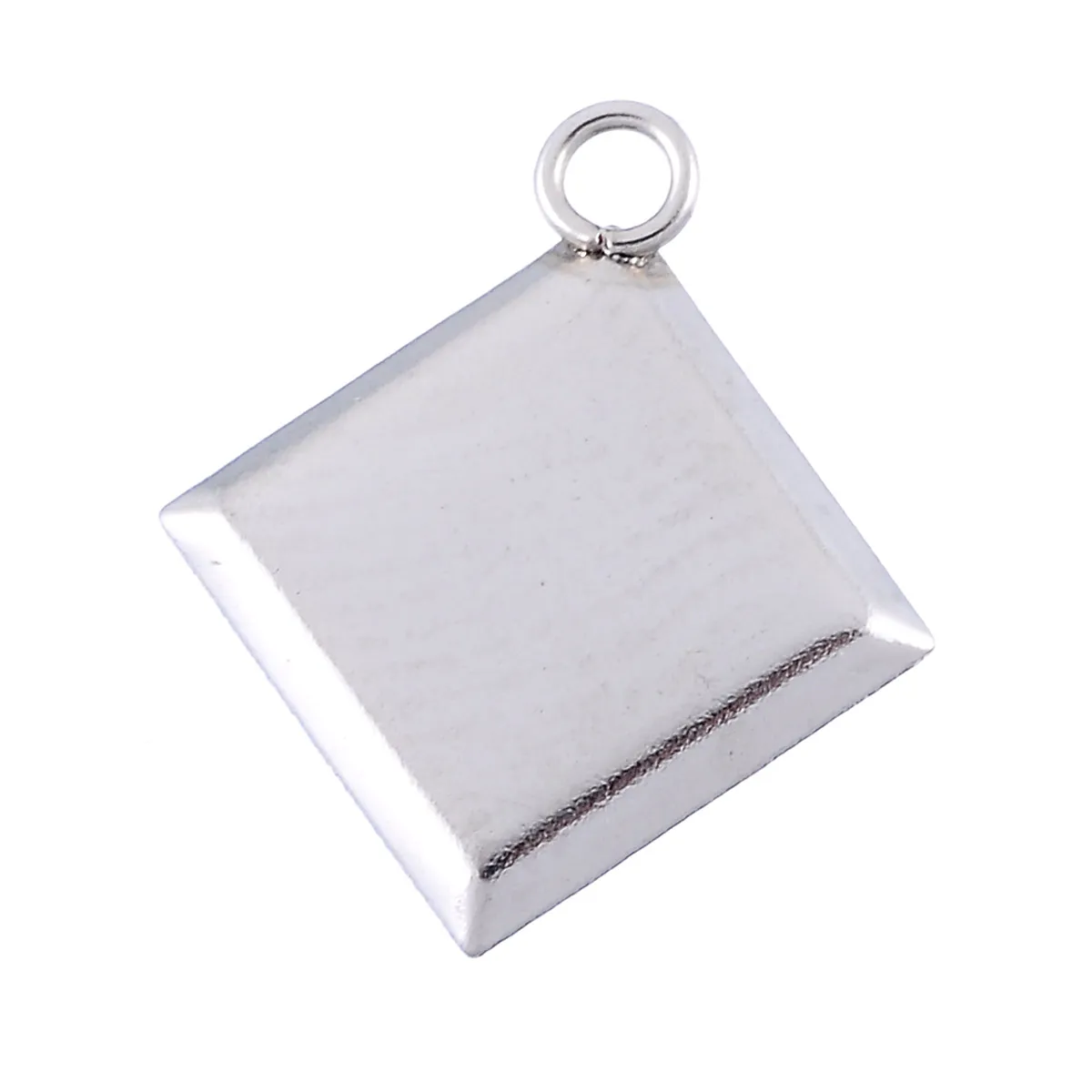 8SEASONS Stainless Steel Charm Pendants Rhombus Concave Silver Tone 16mm x 14mm,10 Pcs
8SEASONS Stainless Steel Charm Pendants Rhombus Concave Silver Tone 16mm x 14mm,10 Pcs