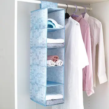 Women Oxford Closet Wardrobe Hanging Storage Organizer 5 Layers Hanging Bag Underwear Sorting Clothing Shoe Jean Storage Bag
Women Oxford Closet Wardrobe Hanging Storage Organizer 5 Layers Hanging Bag Underwear Sorting Clothing Shoe Jean Storage Bag