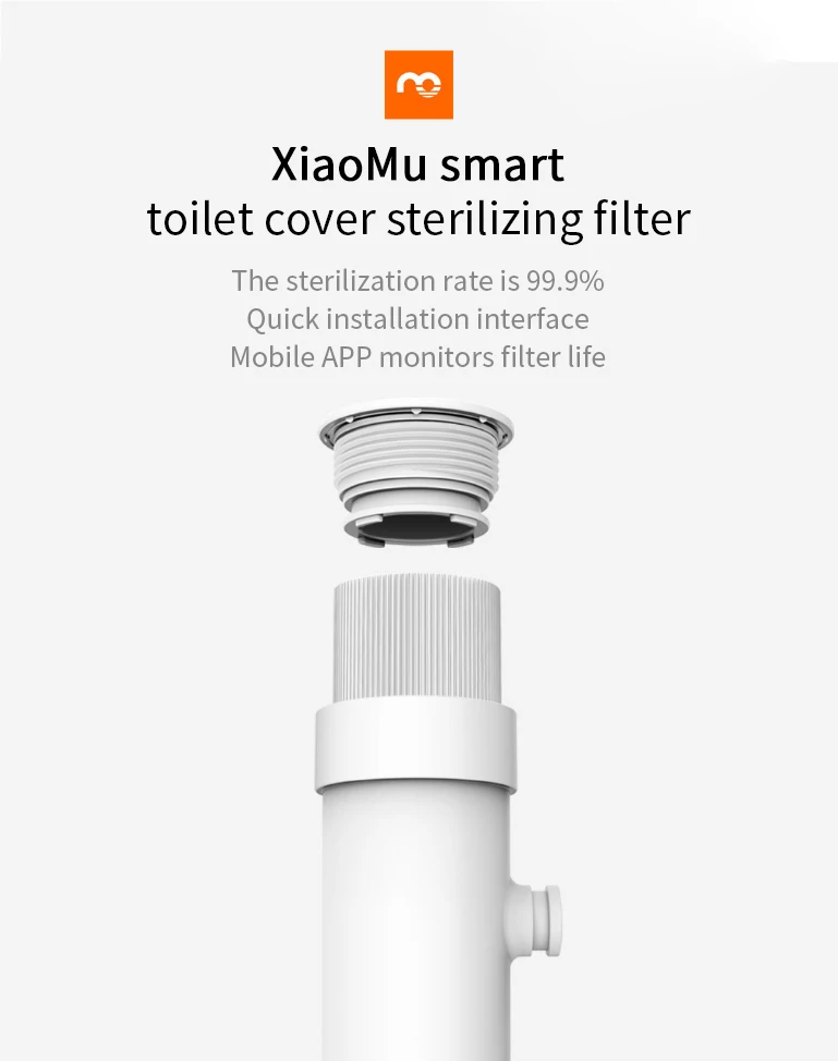 Replaceable Intelligent Multi Stage Toilet Bidet Filter Electric Smart Toilet Cover Sterilizing Filter Strainer for XIAOMI Mijia (1)