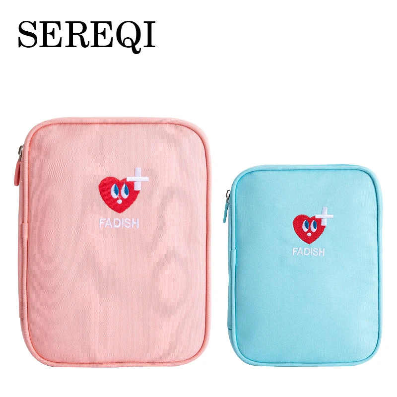 SEREQI Travel Accessories Large Capacity Portable Nylon Waterproof Travel First Aid Kit Medicine Package Intimate Travel Bag
SEREQI Travel Accessories Large Capacity Portable Nylon Waterproof Travel First Aid Kit Medicine Package Intimate Travel Bag