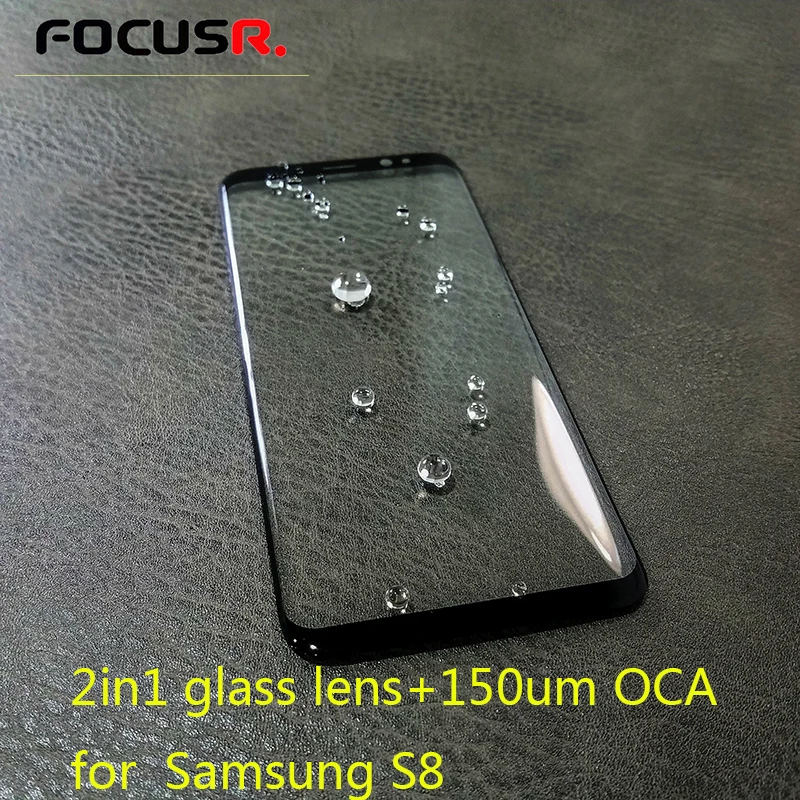2 in1 Replacement Outer Glass Lens with 150um OCA For Samsung S8 G950 Mobile Phone Touch Panel Repair Parts
2 in1 Replacement Outer Glass Lens with 150um OCA For Samsung S8 G950 Mobile Phone Touch Panel Repair Parts
