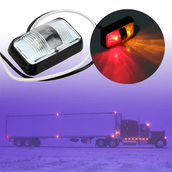 Side Marker Light For Truck Trailer Boat Car-Styling Dark Warning 2 LED Red Yellow Piranha Blinker Light DC 10V-30V Waterproof
Side Marker Light For Truck Trailer Boat Car-Styling Dark Warning 2 LED Red Yellow Piranha Blinker Light DC 10V-30V Waterproof