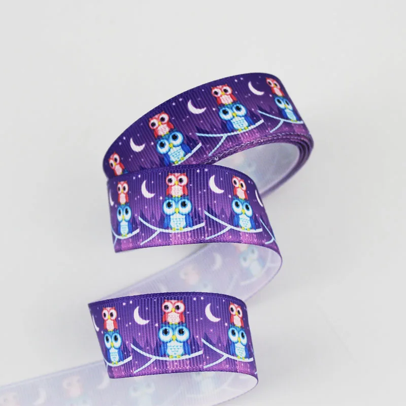 9mm/16mm/22mm/25mm/38mm/75mm Purple owl print grosgrain ribbon 10/25/50yards DIY gift wrap sewing wedding decor ribbon
9mm/16mm/22mm/25mm/38mm/75mm Purple owl print grosgrain ribbon 10/25/50yards DIY gift wrap sewing wedding decor ribbon