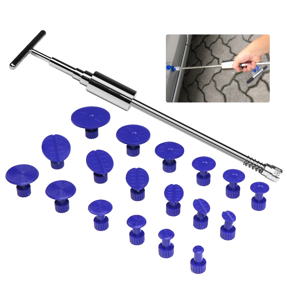 FURUIX Auto Repair Tool Car Dent Repair Dent Puller Kit 2 in 1 Slide Hammer Reverse Hammer Glue Tabs Suction Cups
FURUIX Auto Repair Tool Car Dent Repair Dent Puller Kit 2 in 1 Slide Hammer Reverse Hammer Glue Tabs Suction Cups