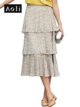 AOLI Skirts Womens Vintage Floral Korean Skirt Three Layer High Waist Tulle Skirt Elastic Plus Size Female Maxi Skirt DBQ911042C
AOLI Skirts Womens Vintage Floral Korean Skirt Three Layer High Waist Tulle Skirt Elastic Plus Size Female Maxi Skirt DBQ911042C